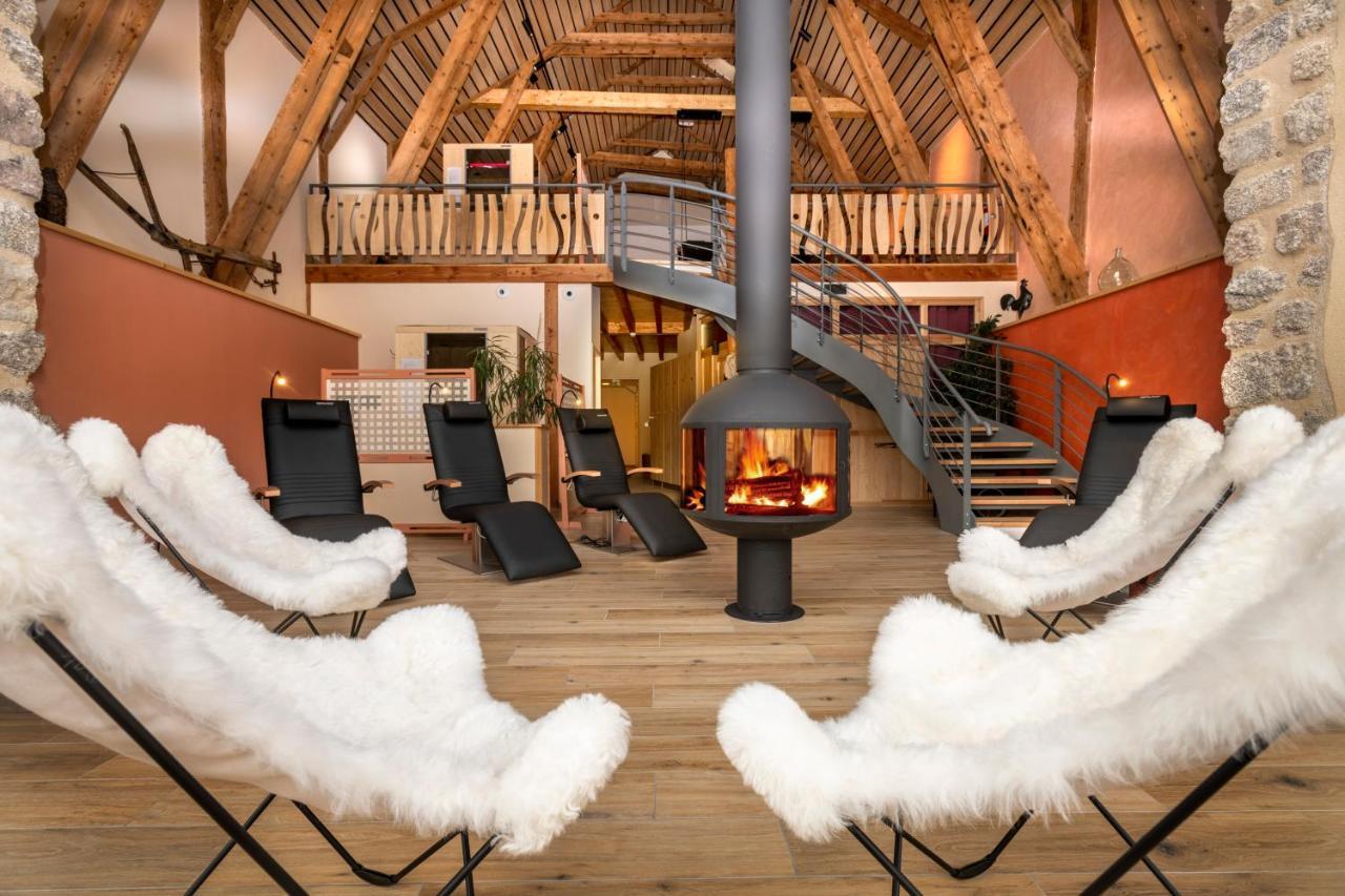 Hotel Restaurant De La Poste Et La Grange Detente, Espace Bien-Etre Châteauneuf-de-Randon Екстериор снимка